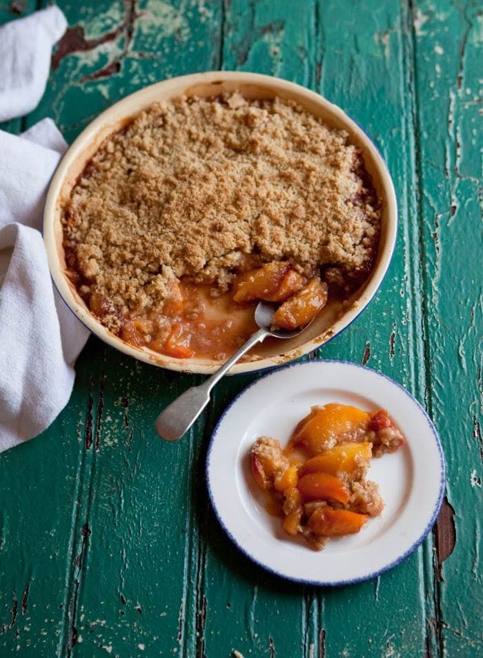 Apple and Apricot Crumble