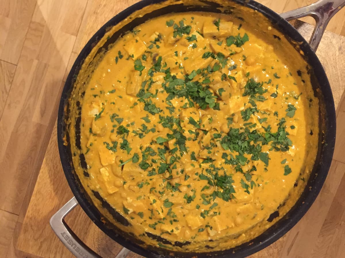 Butter Chicken Curry (with no butter or chicken!)