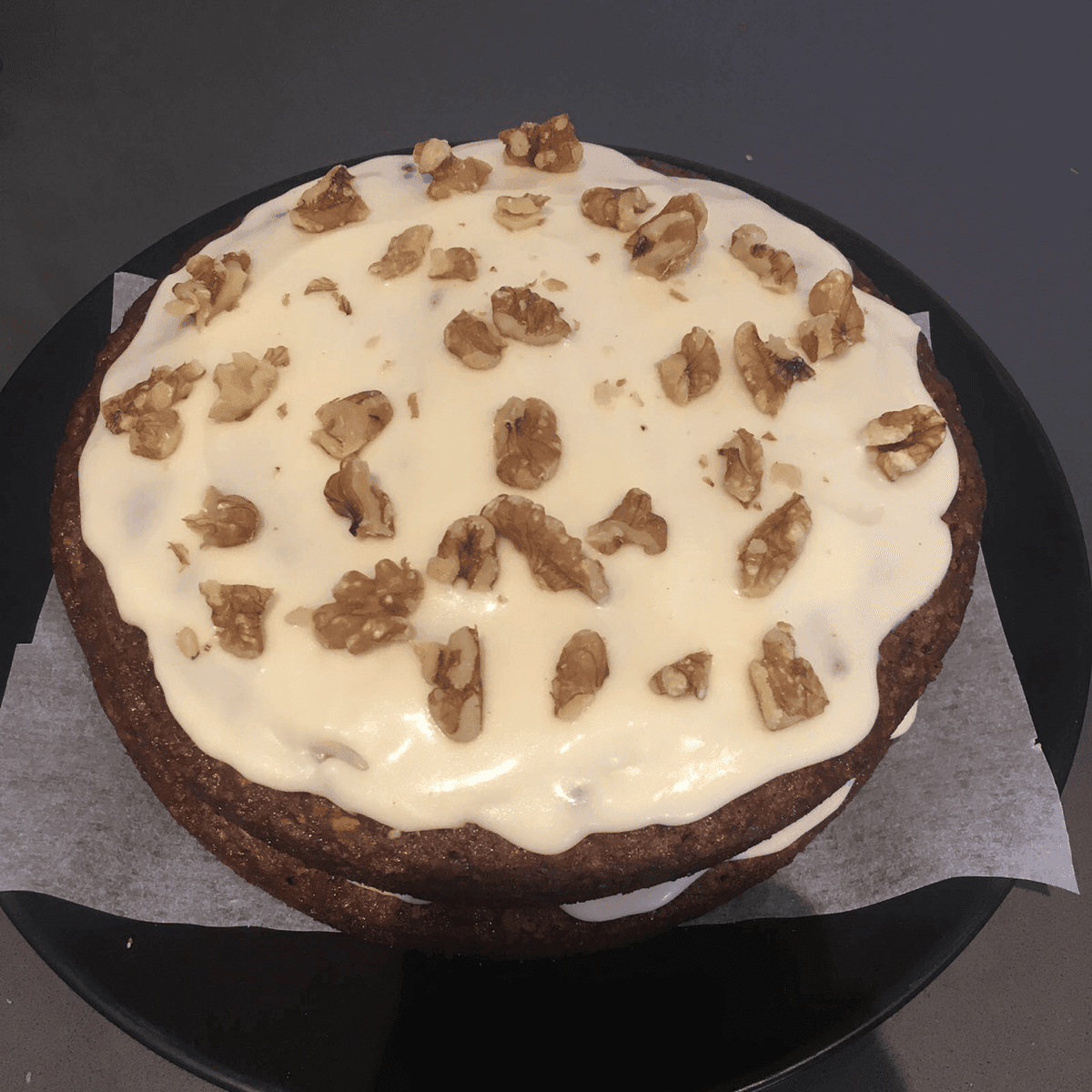 Carrot Cake w/ Lemon Icing