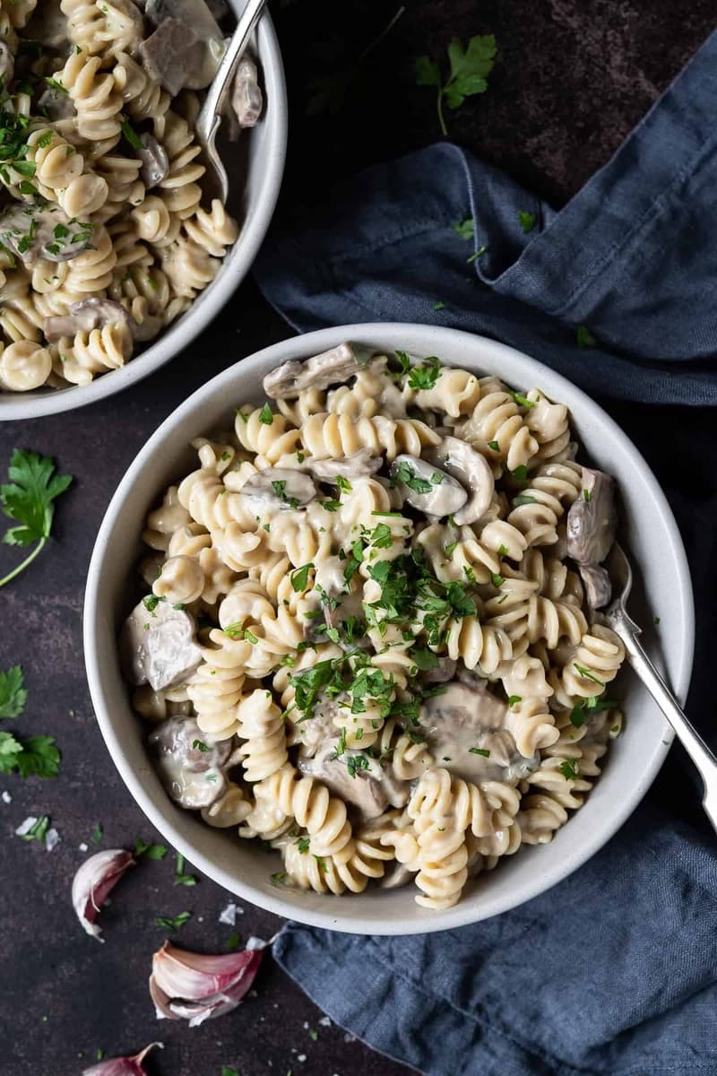 Creamy Truffle Mushroom Pasta
