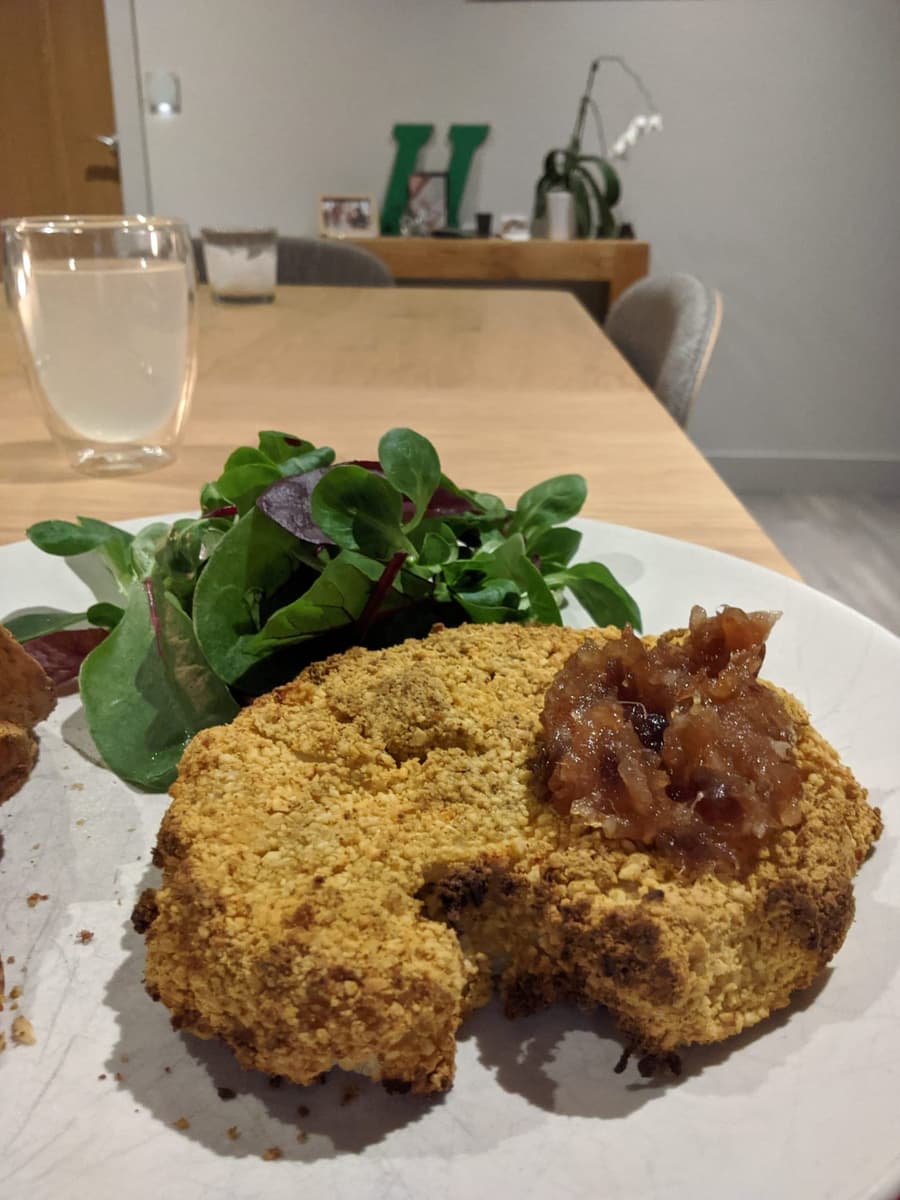 Crusted Cauliflower Steak