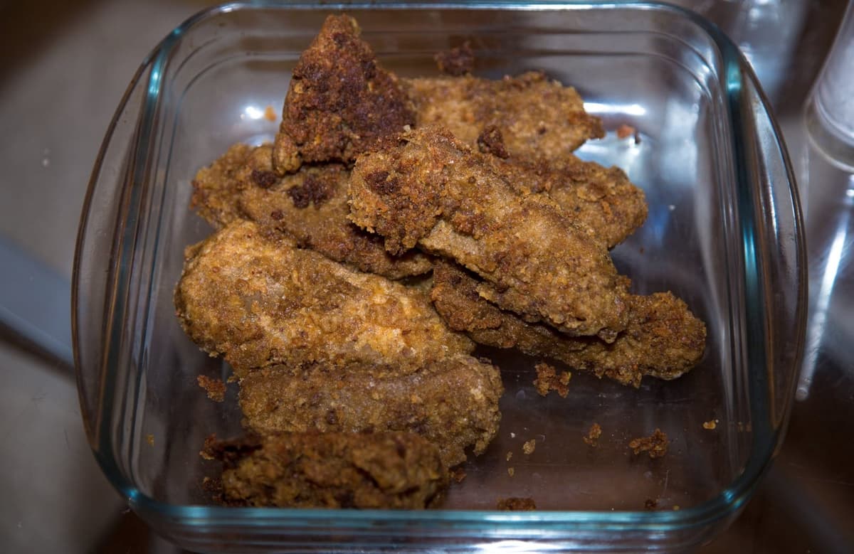 Fried chicken-style seitan