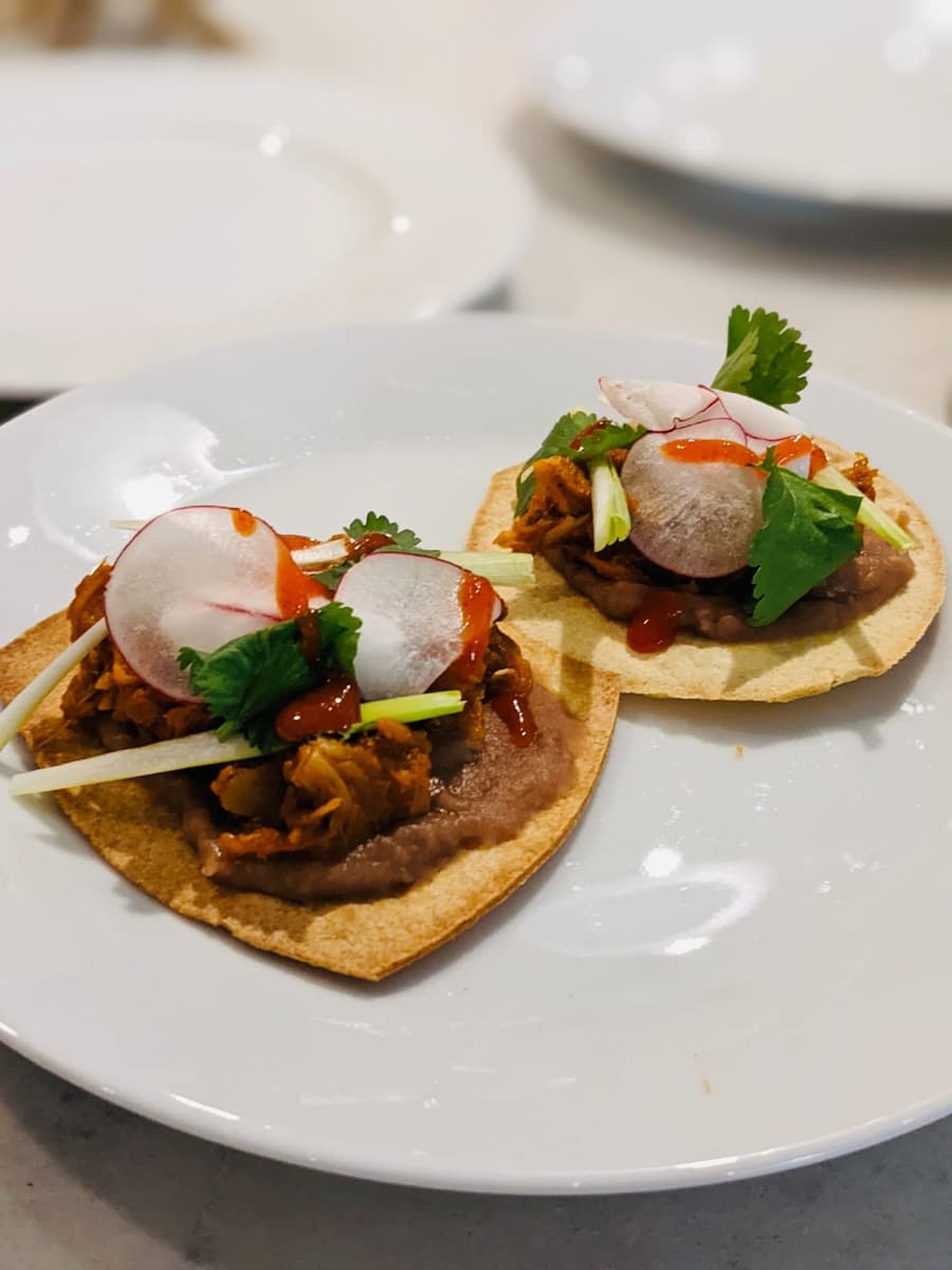 Jackfruit Tostadas de Tinga