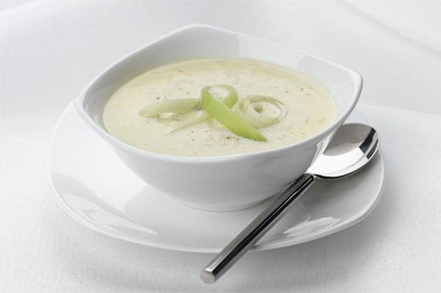 Leek, Potato and Blue ‘Cheese’ Soup