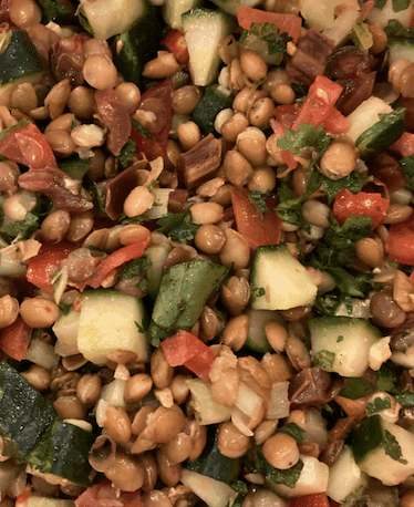 Lentil salad