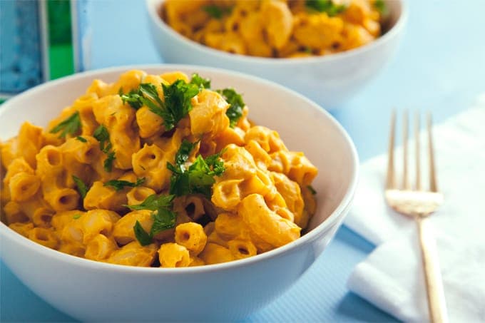 Macaroni with Squash Sauce (this will fool the kids!)