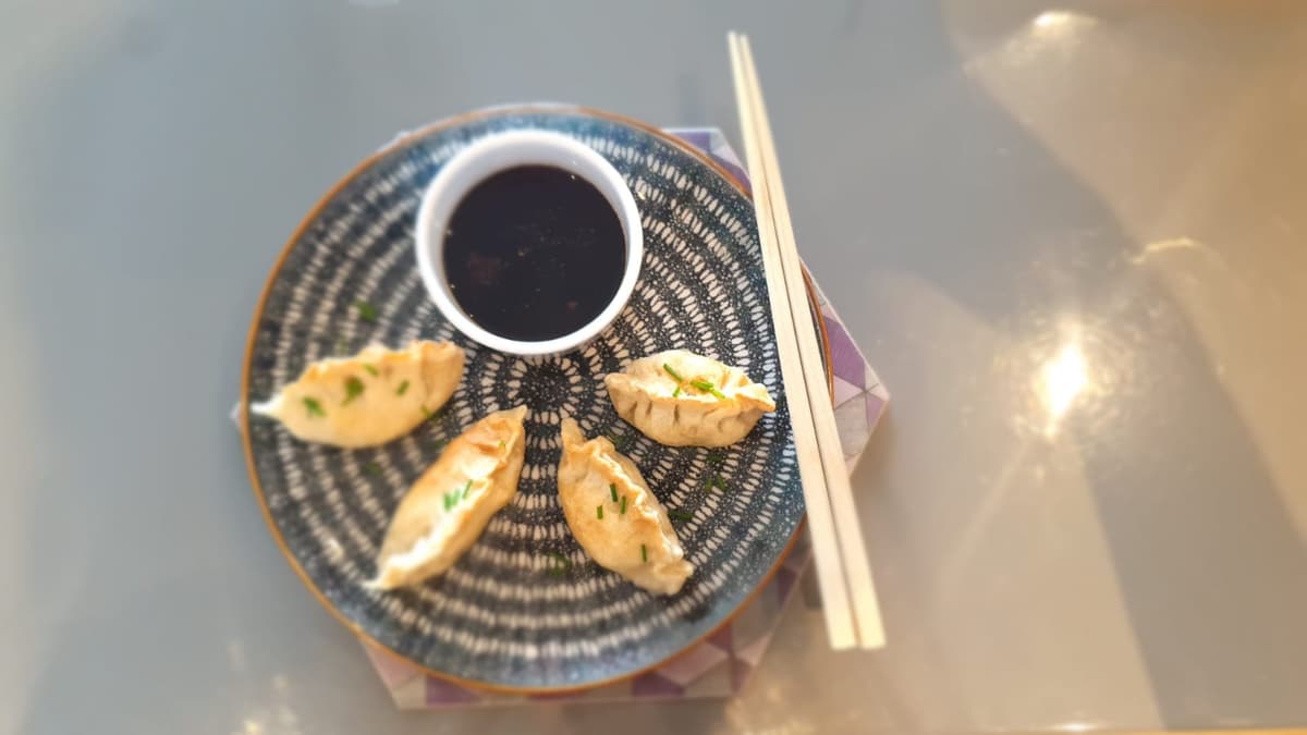 Mushroom gyoza