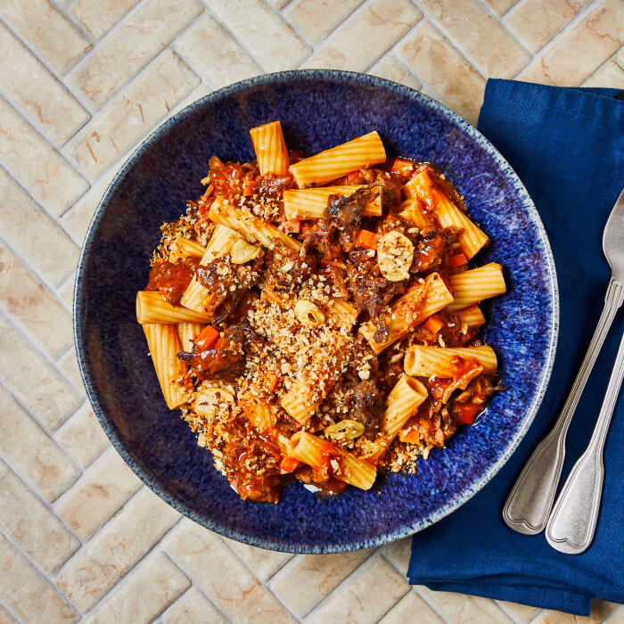 Red Wine Fable Mushroom Ragu Tortiglioni
