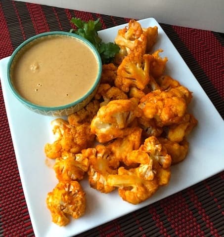 Satay Cauliflower Bites