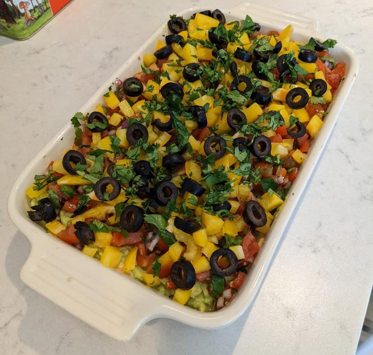 Seven Layer Mexican dip