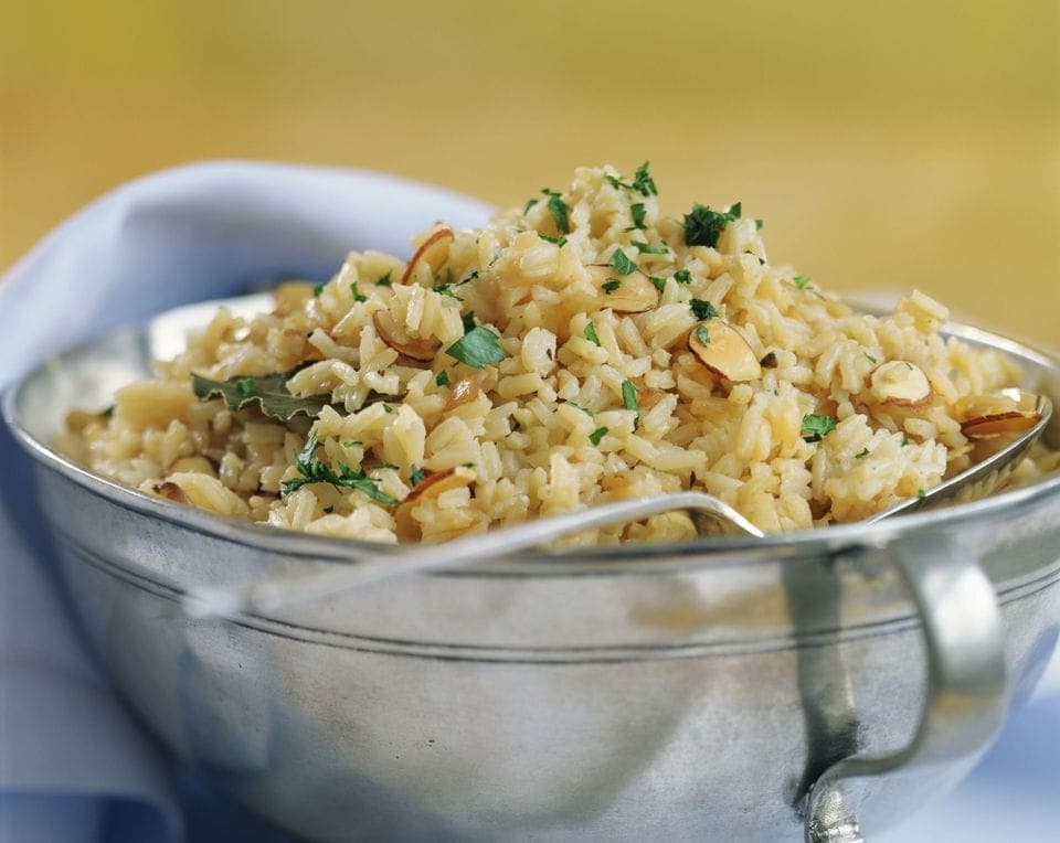Spiced Almond Risotto
