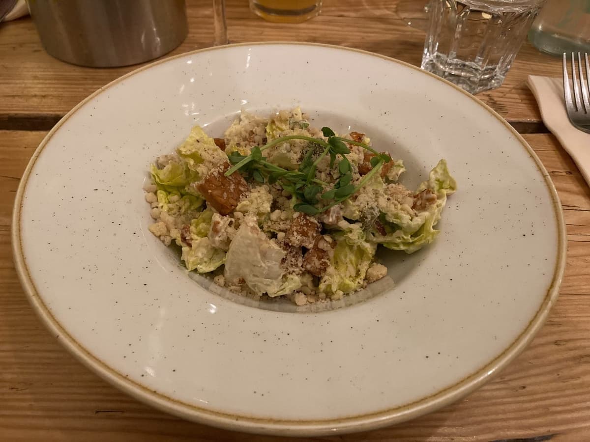 Tempeh Caesar Salad