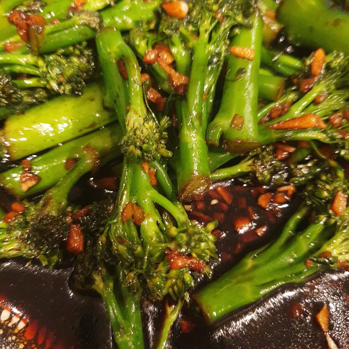 Wok fried greens